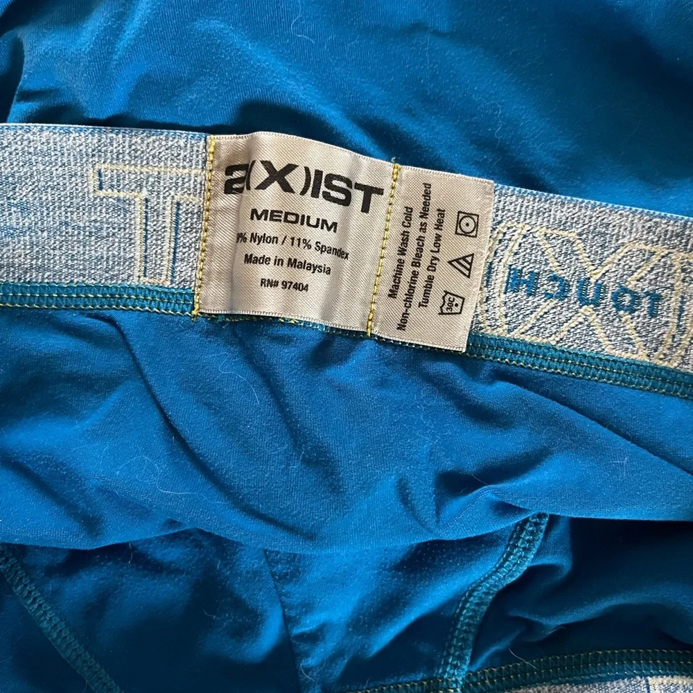 2xist Blue Briefs with Elastic Waistband - Picture 3 of 3